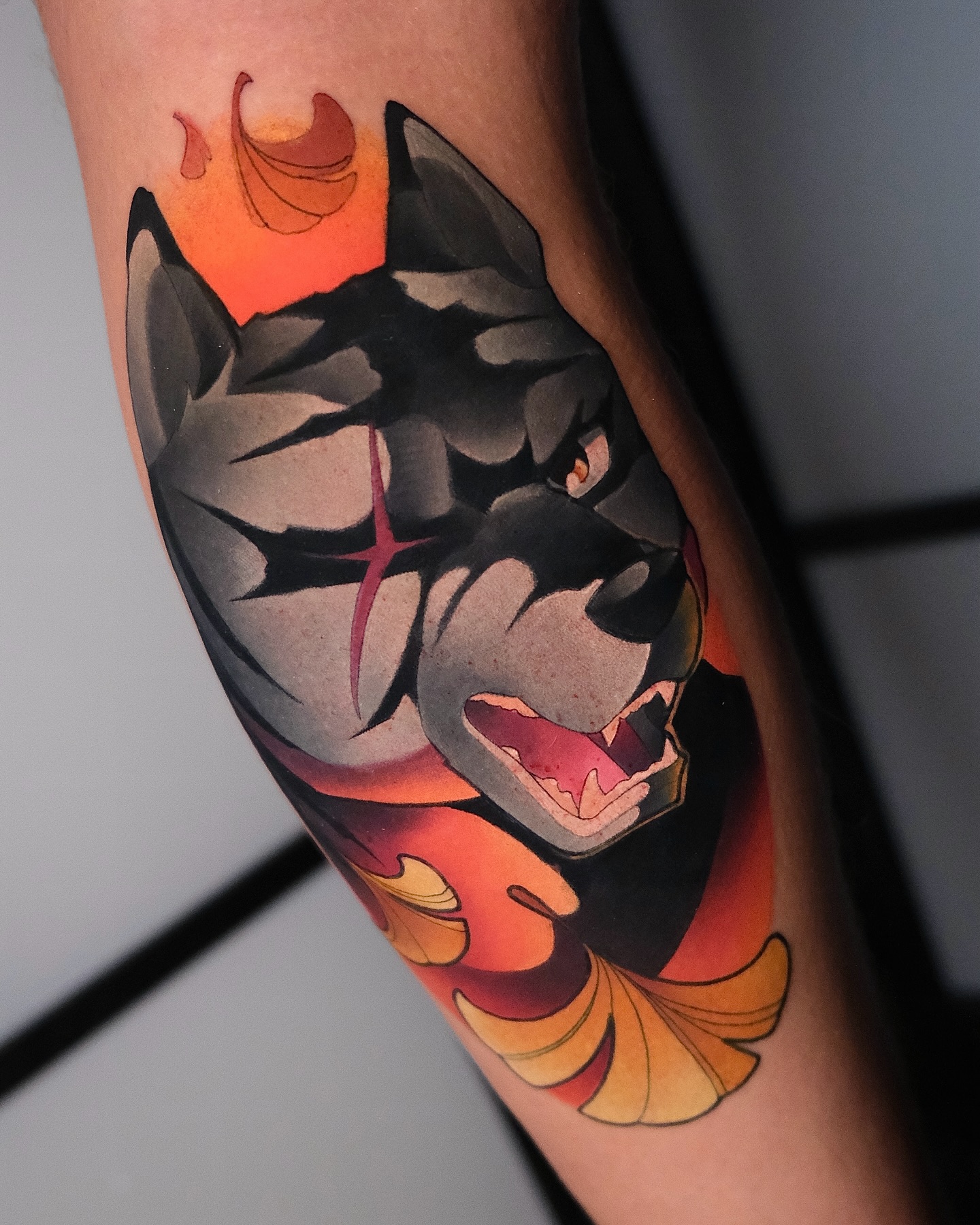 Custom anime tattoo by Sasha Akulov in Espoo 6