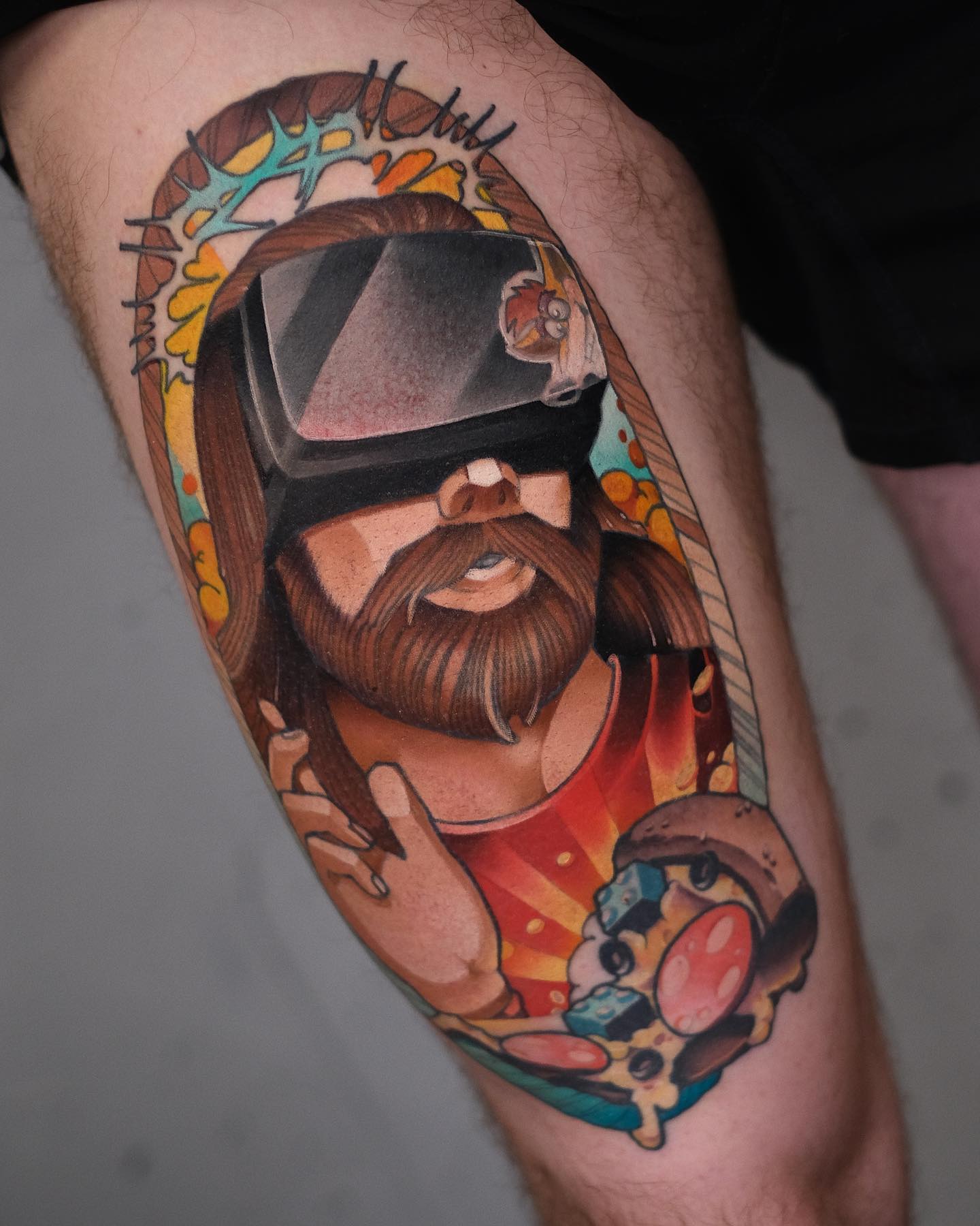 Custom pop culture tattoo by Sasha Akulov in Espoo 8