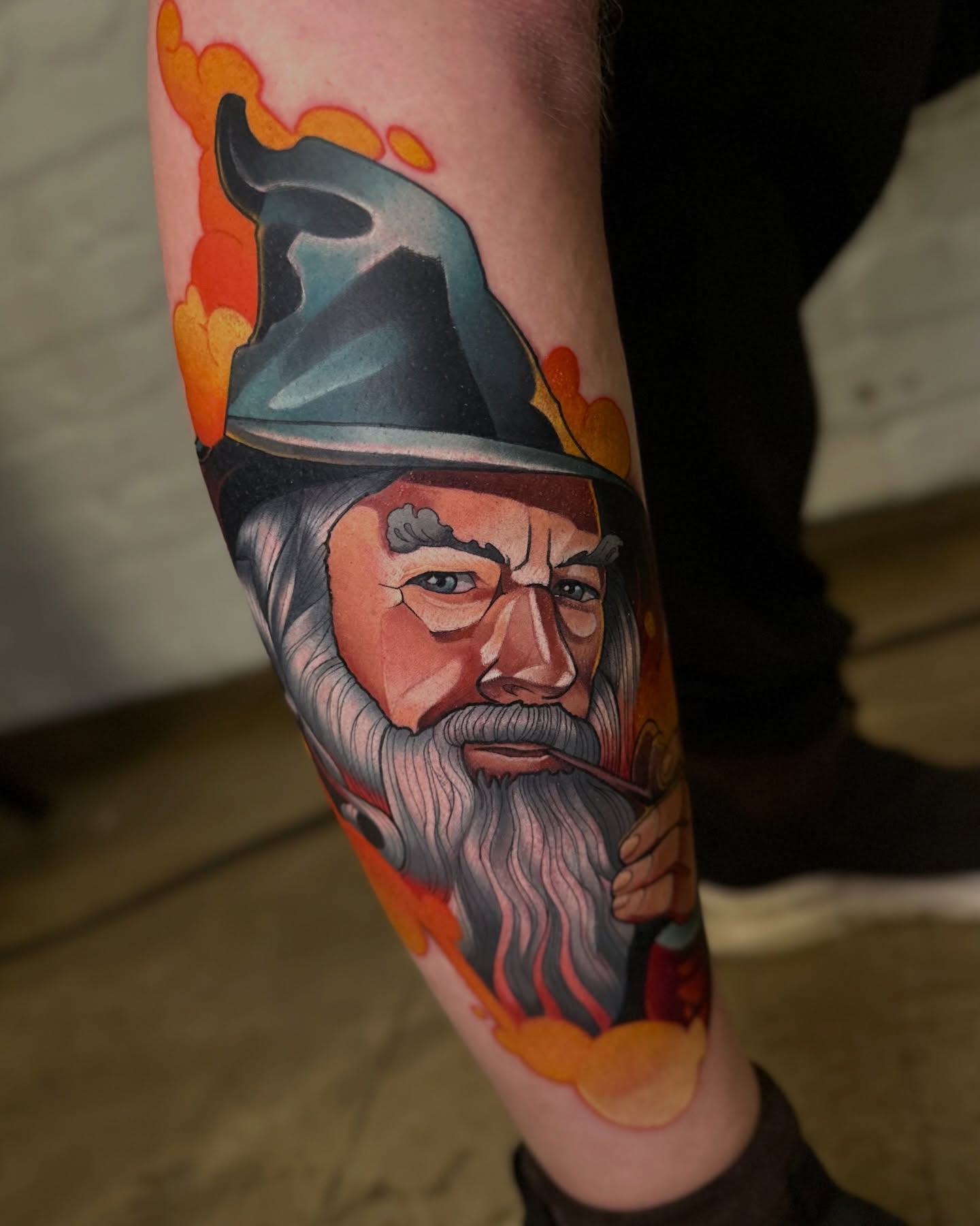 Custom pop culture tattoo by Sasha Akulov in Espoo 9