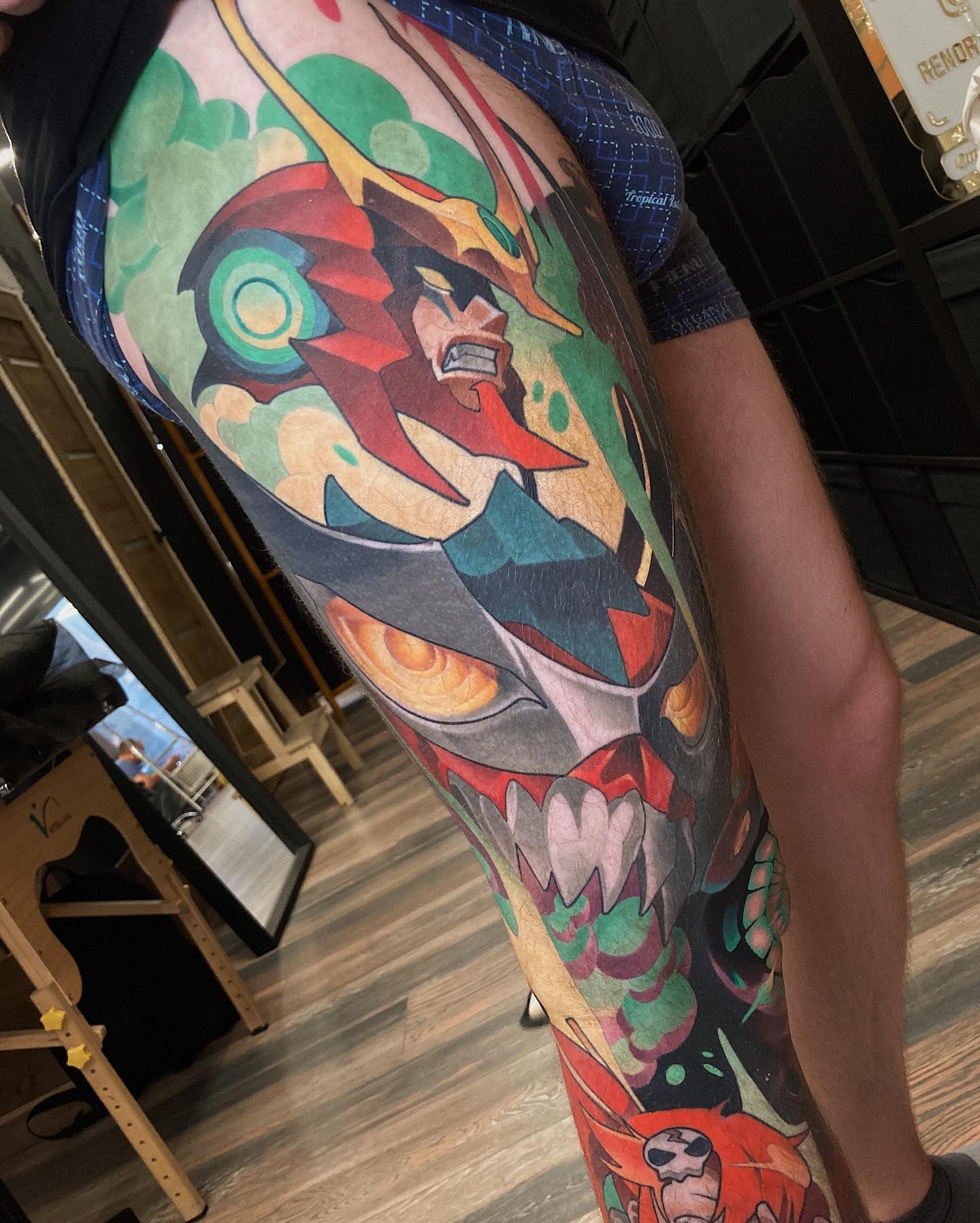 Custom tattoo sleeve by Sasha Akulov in Espoo 6
