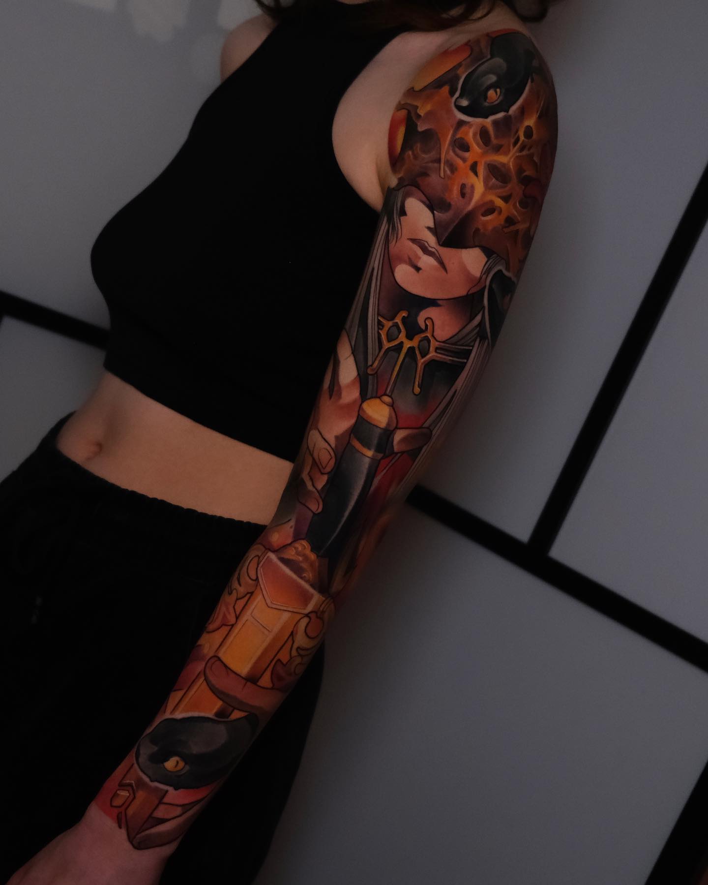 Custom tattoo sleeve by Sasha Akulov in Espoo 8