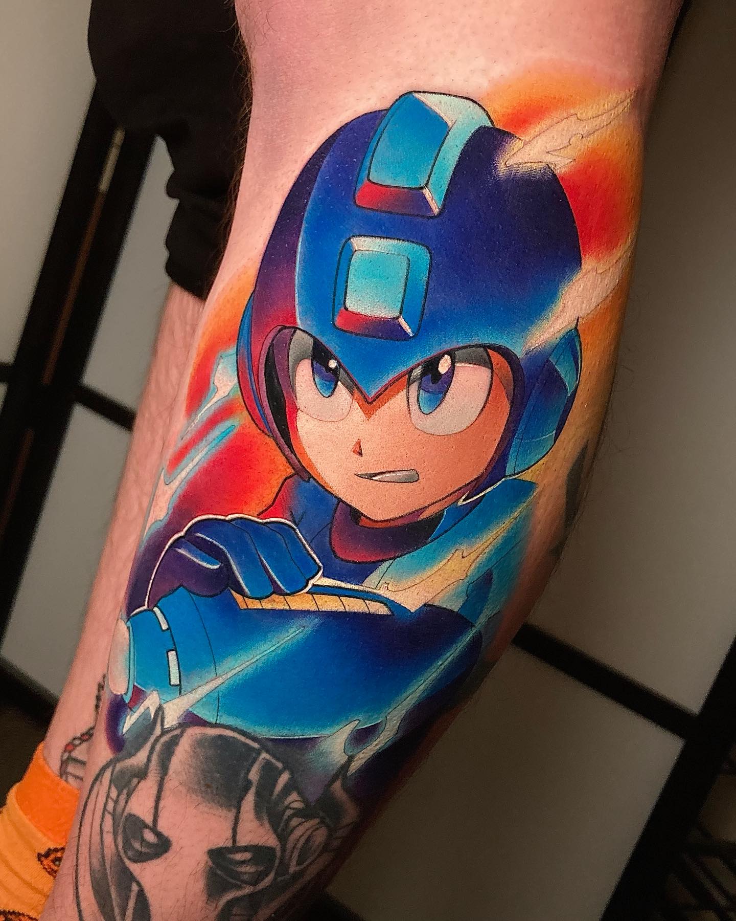 Custom video game tattoo by Sasha Akulov in Espoo 7