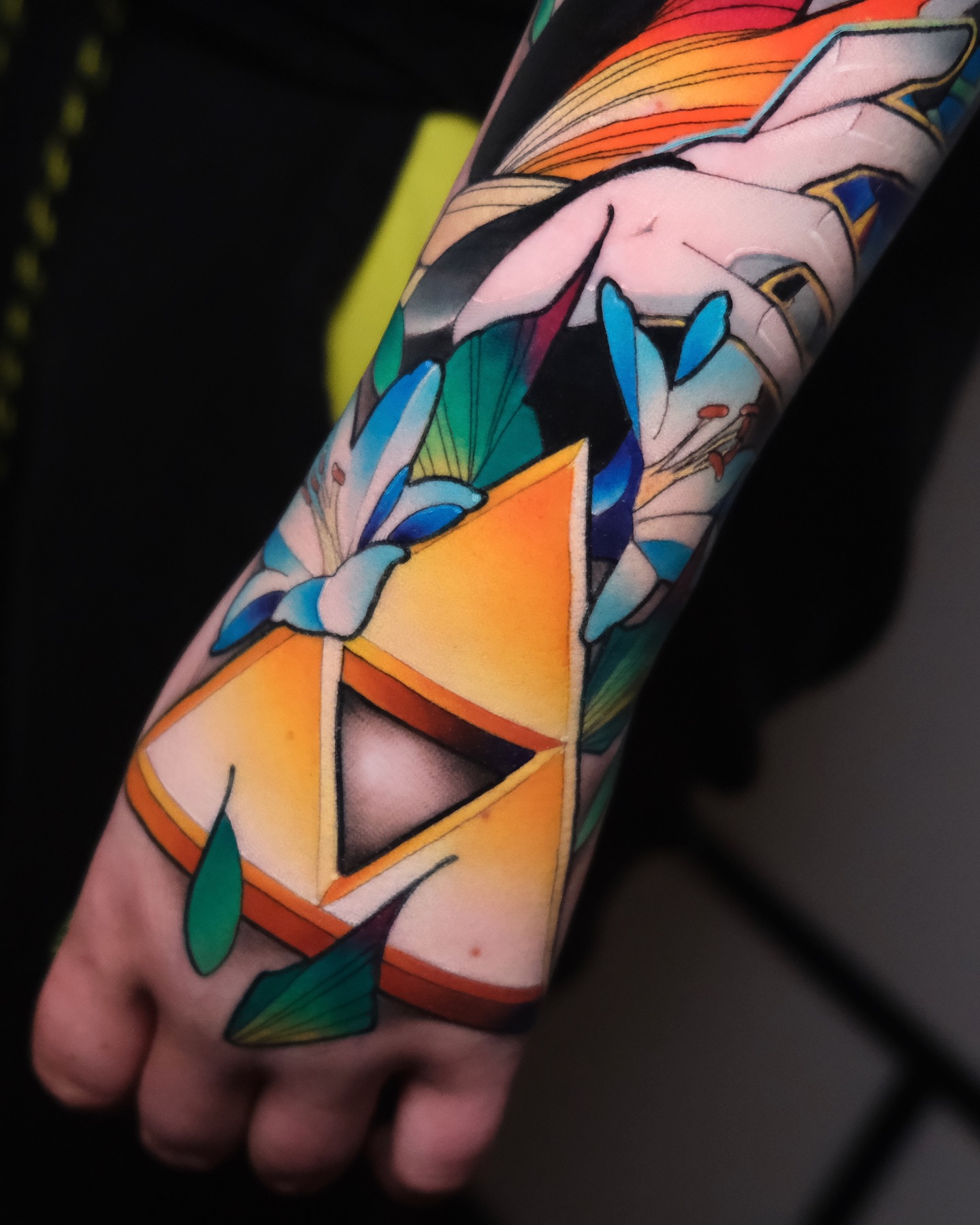 Custom video game tattoo by Sasha Akulov in Espoo 8